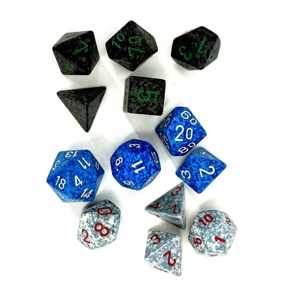Lot Of OOP Chessex Elemental Air Earth‎ Water 25310 25300 25306 RPG D&D